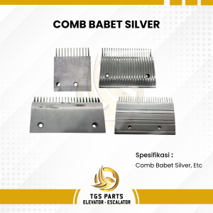 Comb Plate Silver Escalator