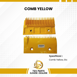 Comb Yellow Escalator